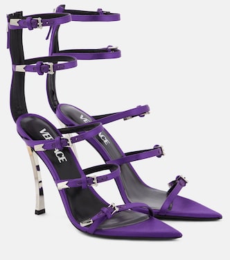 Sandalen Pin-Point aus Leder | Versace