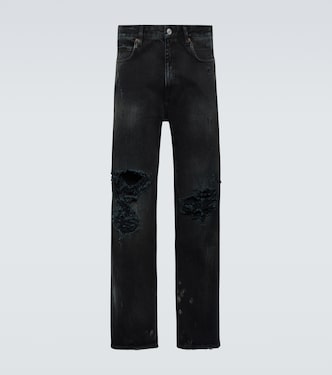Distressed Straight Jeans | Balenciaga