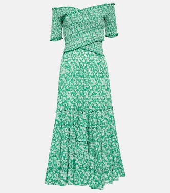 Soledad floral midi dress | Poupette St Barth