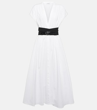 Midikleid aus Baumwollpopeline | Alaïa