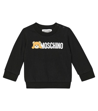 Baby - Felpa in cotone con stampa | Moschino Kids