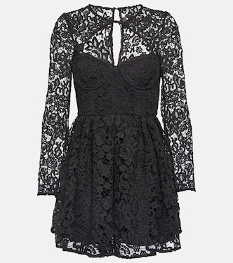 Cutout lace minidress | Self-Portrait