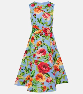 Vestido midi de crepé | Carolina Herrera