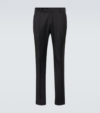 Pantalones slim de lana virgen | Incotex