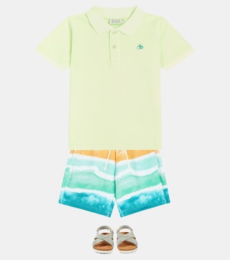 Shorts in jersey di cotone a righe | Scotch & Soda Kids