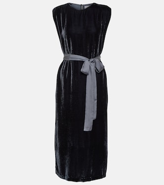 Vestido midi Kandace de terciopelo | Velvet