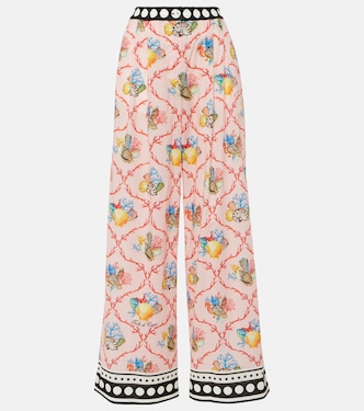 Pantaloni a palazzo Capri in cotone | Dolce&Gabbana