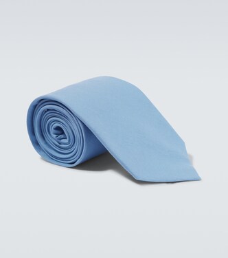 Cravatta in twill di cotone | Auralee