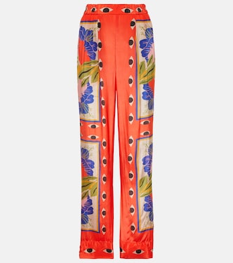 Pantaloni pigiama Surreal Scarf Sand con stampa | Farm Rio