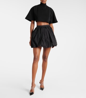 Crop top de jersey de algodón | Alaïa