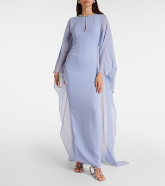 Embellished silk chiffon gown | Roland Mouret