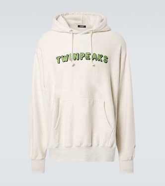 Printed cotton hoodie | Undercover