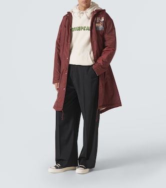 Felpa in cotone con cappuccio e stampa | Undercover