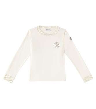 Logo cotton sweatshirt | Moncler Enfant