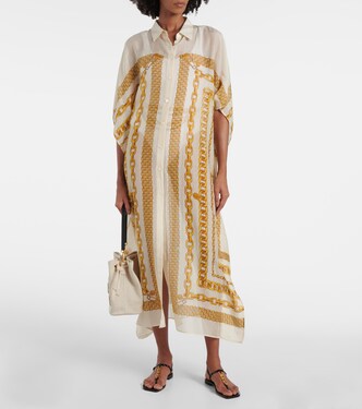 Caftano Barocco in chiffon | Versace