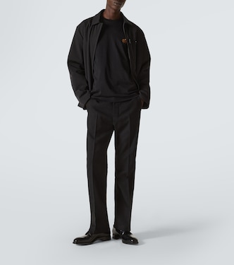 Camiseta de jersey de algodón | Prada