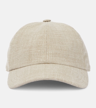 Cappello da baseball Caspian in seta | The Row