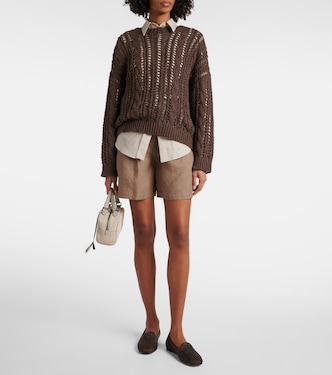 Shorts in lino | Brunello Cucinelli
