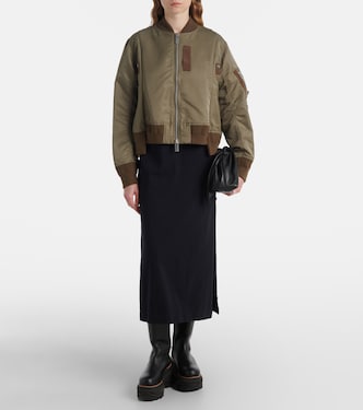 Giacca blouson in twill tecnico | Sacai