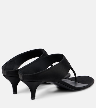 Mules 45 en satin et cuir | Magda Butrym