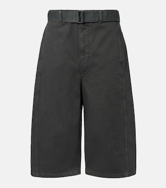 Twisted denim shorts | Lemaire