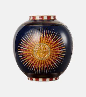 Sunrays Midnight Medium porcelain vase | La DoubleJ