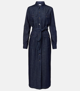 Denim shirt dress | Dries Van Noten