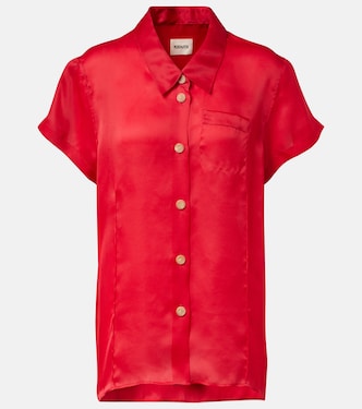 Hemd Keefe aus Seidenorganza | Khaite