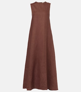 Maxikleid Tallin aus Leinen | Asceno