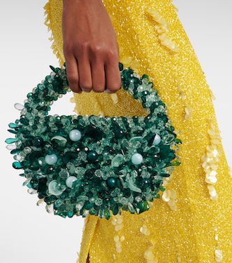 Sirena beaded tote bag | Clio Peppiatt