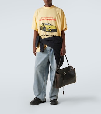 X Automobili Lamborghini T-Shirt aus Baumwoll-Jersey | Balenciaga