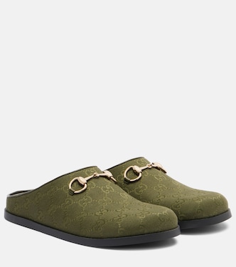 Zuecos New Sol GG de lona | Gucci