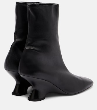 Ankle Boots 75 aus Leder | Dries Van Noten