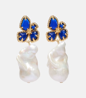 Bloom Baroque pearl drop earrings | Zimmermann