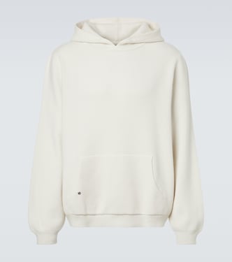 Cashmere hoodie with amethyst | God's True Cashmere