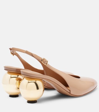 Tessie 70 leather slingback pumps | Ferragamo