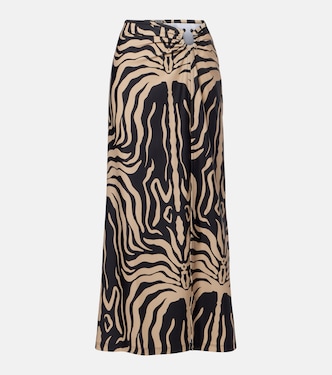 Nuevo Destino printed midi skirt | Johanna Ortiz