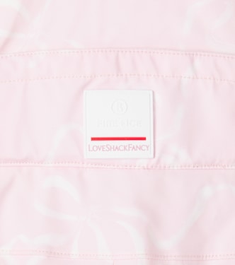 x LoveShackFancy Yuki印花滑雪背带裤 | Bogner Kids