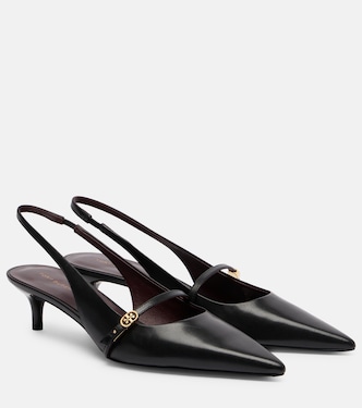 Mary-Jane-Pumps Double-T aus Leder | Tory Burch