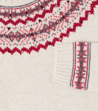 Jamon fair isle wool-blend sweater | Bonpoint
