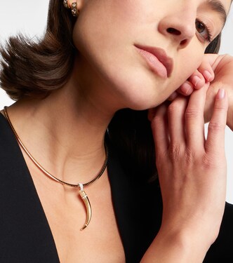 Halskette aus 18kt Gelbgold mit Diamanten | FoundRae