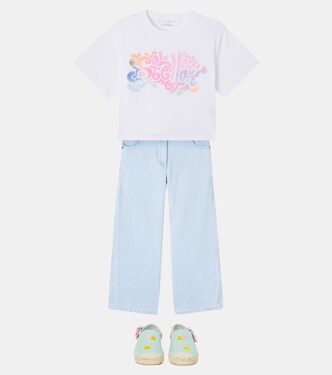 Logo cotton jersey T-shirt | Stella McCartney Kids