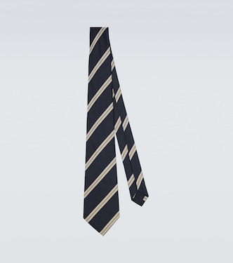 Striped silk tie | Dunhill