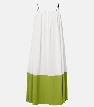 Robe midi Saria White Label en crêpe | Proenza Schouler