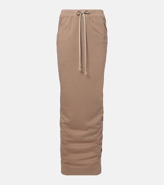 Cotton jersey maxi skirt | Rick Owens