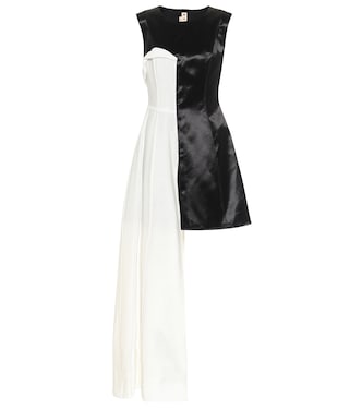 Asymmetric satin minidress | Marni