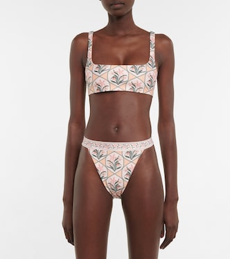 Havana printed bikini top | Agua by Agua Bendita