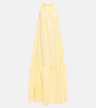 Maxikleid Ibiza aus Leinen | Asceno