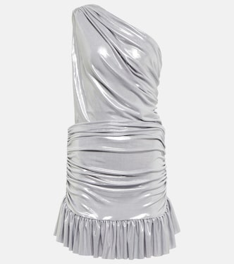 One-shoulder lamé minidress | Norma Kamali
