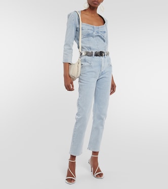 Vanio bleached denim top | Isabel Marant